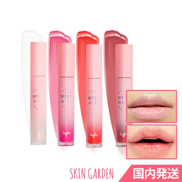 目に見えるリッププランバー効果！唇をアプリケーターで伸はすと、すべすべのガラス光沢があります。