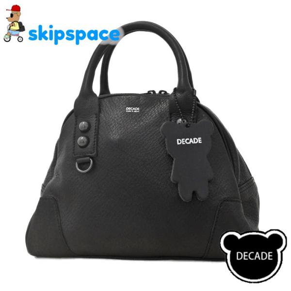 DECADE(ディケイド)　オイルドレザー　ミニボストン　DCD-01316　ブラック(ファスナーブラック)　ボストンバッグ  タウンボストン 本革 日本製