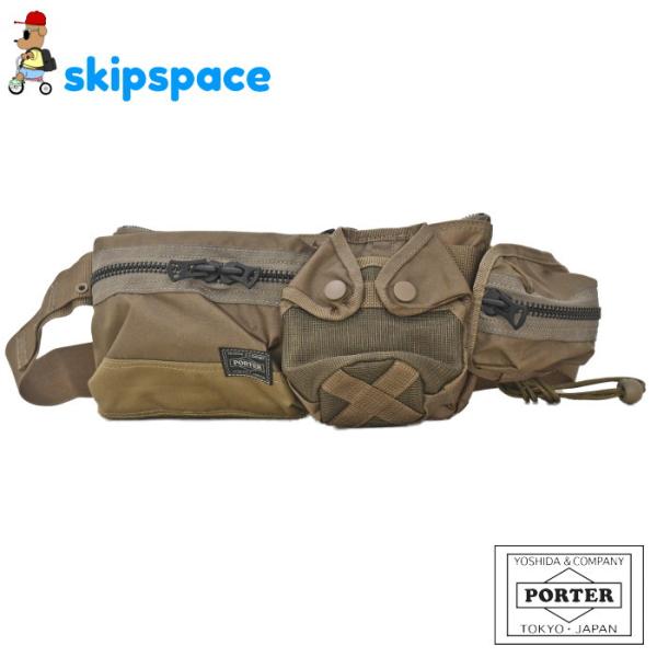 porter girl ウエストバッグ　ボディバッグ　カーキグレー Amazon | [ポーターガール]PORTER GIRL SHELL シェル WAIST BAG