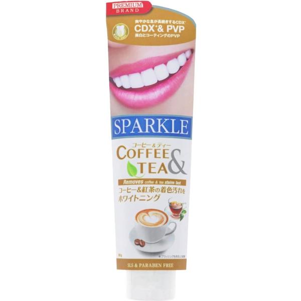 SPARKLE スパークル コーヒー&ティー 歯磨き粉 110g