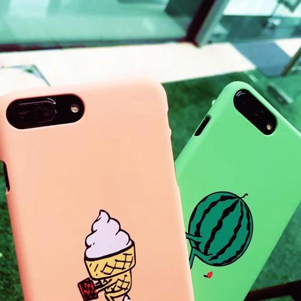 Iphone ケース スイカとソフトクリームのゆるキャライラスト 6 6s 6plus 6splus 7 7plus 対応 Buyee Servicio De Proxy Japones Buyee Compra En Japon