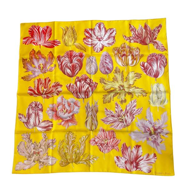 HERMES エルメス スカーフ カレ90 『Tulipomanie(チューリップ