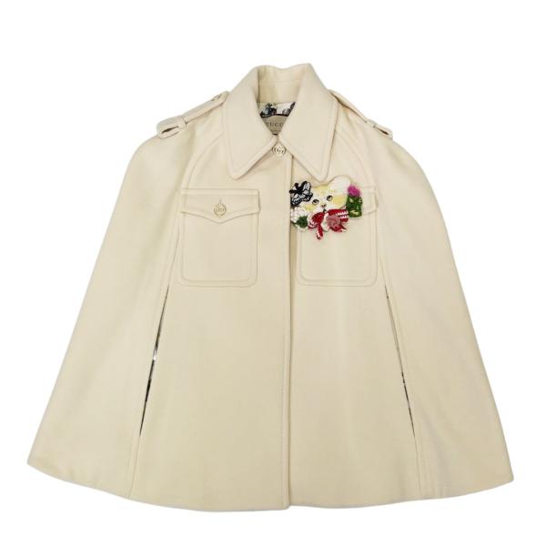 GUCCI グッチ 日本限定 ヒグチユウコ キャットアップリケ コート ポンチョ skrtskrtskrt_92101301