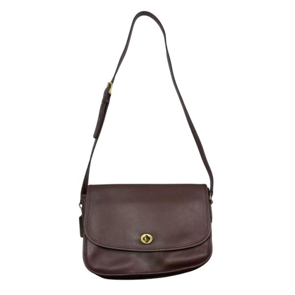 COACH オールドコーチ　ショルダーバック　ターンロック　ブラウン COACH（コーチ） オールドコーチ ターンロック ショルダーバッグ