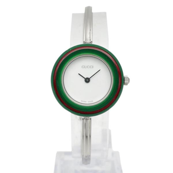【美品】Gucci グッチ チェンジベゼル 腕時計 バングル GUCCI グッチ レディース 腕時計 チェンジベゼル バングル