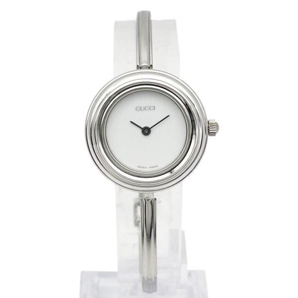 GUCCI シルバー 腕時計 バングル　文字盤パールホワイト 楽天市場】【ウォッチ】 GUCCI グッチ 112 トワールコレクション