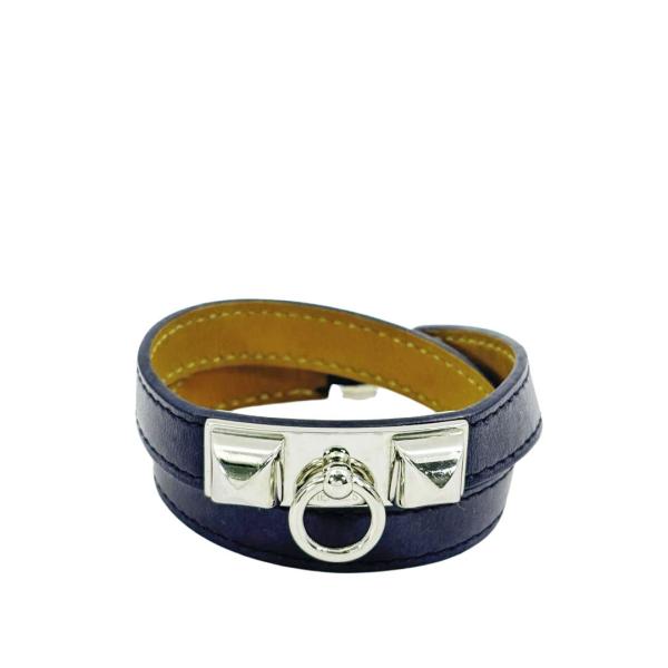HERMES（エルメス） レザーブレスレット リヴァル ドゥブルトゥール 