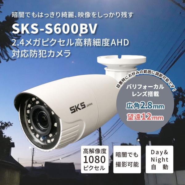 高性能防犯カメラ アナログ・AHD対応カメラ 最新AHD 防犯カメラ 監視カメラ 最新モデル SKS-S600BV