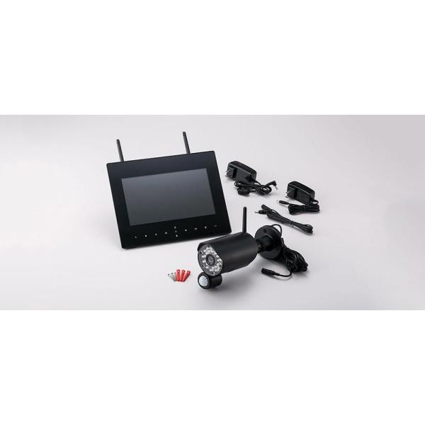 人気商品の NSK 録画機能搭載9インチモニター付きセンサーライト付き