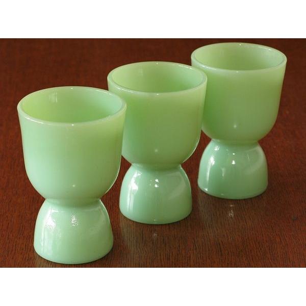 FIRE KING ファイヤーキング ジェダイ エッグカップ 3個セット : SK