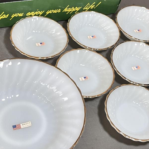 FIRE KING ヴィンテージ ANCHOR HOCKING アンカーホッキング ホワイト