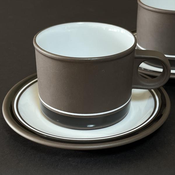 Hornsea Contrast ホーンジー コントラスト カップ＆ソーサー コーヒーカップ イギリス 英国 ヴィンテージ 食器 ビンテージ 91208 ヴィンテージ イギリス製 HORNSEA ホーンジー LANCASTER VITRAMIC