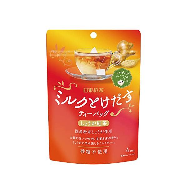 三井農林 日東紅茶 ミルクとけだすティーバッグしょうが紅茶 4袋×6個 :a692c95197c:SK store マーケット 本店 通販  