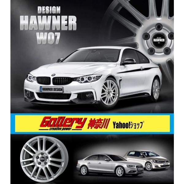 人気メーカーブランドの輸入車 4 100 42 Mini用 6j 15インチ R50 R53 R52 R16 R55 R56 R57 R58 R59 ワン クーパー クラブマンなど Hawner W07 新品ホイール4本 生まれのブランドでの