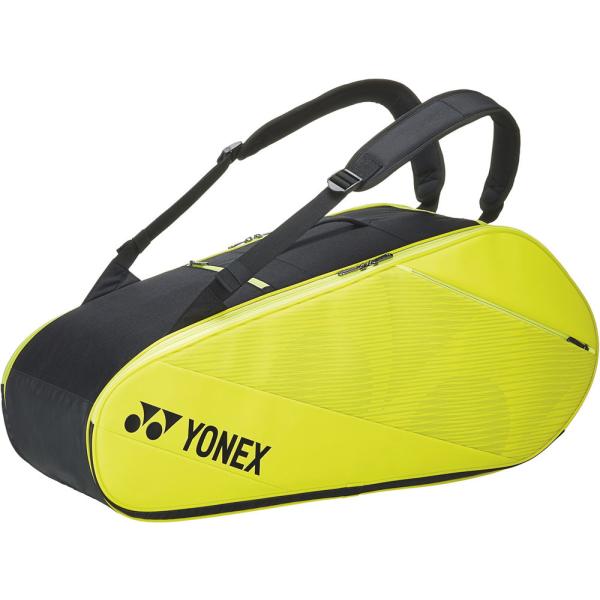 Yonex ヨネックス ラケットバッグ6 ブラック/ライム BAG2012R-763 テニス