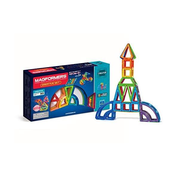 「商品情報」瞬時にカチっとつながるスピード感が遊ぶ人を夢中にさせ、世界65か国で人気沸騰のブロック「マグ・フォーマー」。平面から立体まで、2次元と3次元を行き来する作品づくりを、年齢に応じて楽しむことができます。 【クリエイティブセット 9...