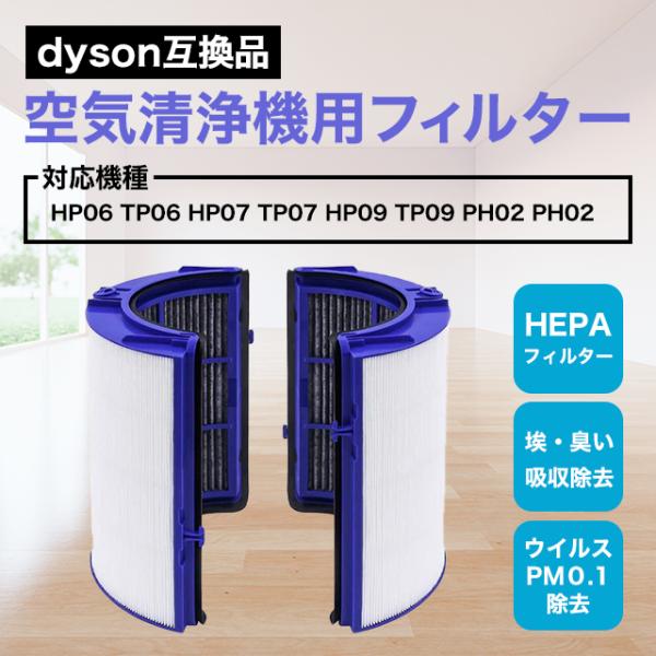 ダイソン dyson 互換 交換用フィルター HP06 TP06 HP07　2回 ダイソン dyson 互換 交換用フィルター HP06 TP06 HP07 2回