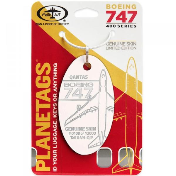 PLANETAGS B747 VH-OJP Qantas White プレインタグス カンタス航空