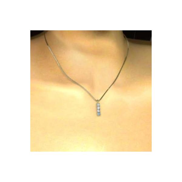 ファッション大好評 18金ホワイトゴールド ジュエリー ネックレス アクアマリン 新しいスタイルメーカー直販