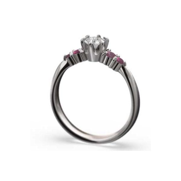 天然ダイヤモンド にも ファッション にも ルビー ルビー K18ホワイトゴールド Rc 0515k18wg Rby スカイベル 結婚指輪