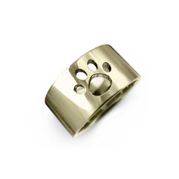 おすすめ特集 平らな指輪 猫 地金 k18ピンクゴールド 約10mm幅 大