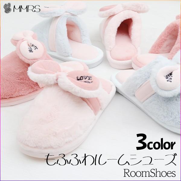 ルームシューズ レディース スリッパ リボン あったか 3サイズ 3カラー おしゃれ かわいい もこもこ 冬用 Slpp Rb P Generation 通販 Yahoo ショッピング