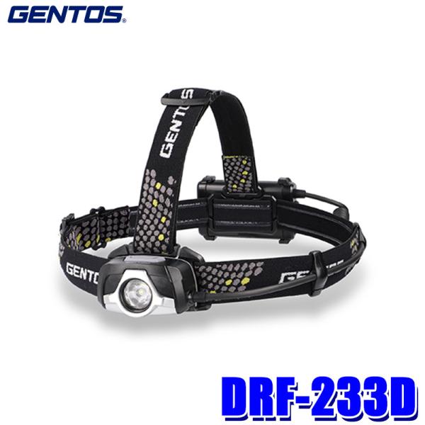 DRF-233D GENTOS �W�F���g�X �h���O�t�H�[�X LED�w�b�h���C�g 480���[���� �ϐo�E�h�H�iIP64�����j2m�����ϋv