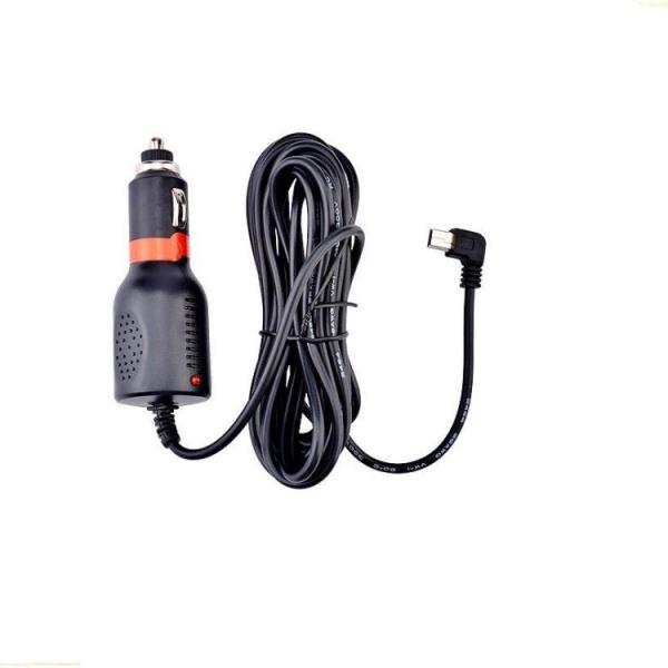 電源用シガーソケットケーブル 約3.5m 入力12V/24V両対応 5V/2A出力