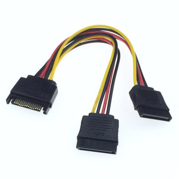 SATAdP[u 2 SATA15siIX1烁X2j20cm SATAdP[u Y SSD݂ USB|[g whCuȂǂɓd SATACB1TO2