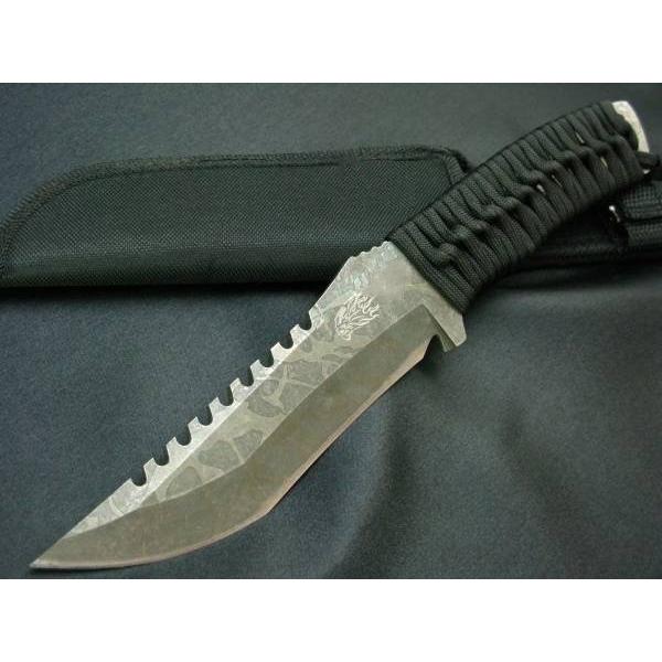 S025D-G NEUTRAL KNIVES SR極厚超硬サバイバルナイフ刃厚約５mmの440C超硬極厚ブレードを採用した迫力極まるタクティカルサバイバルナイフです。 重厚感際立つ堅牢なフルタング構造＆確りと握れるパラコードを施した精悍な機...