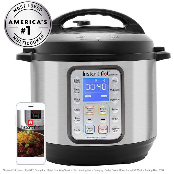Instant Pot Smart WiFi 8-in-1 Electric Pressure Cooker