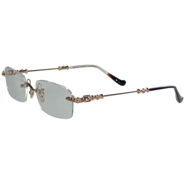 CHROME HEARTS FIX III 眼鏡 フレームのみ　日本製 CHROME HEARTS（クロムハーツ） CHROME HEARTS PILLS III 55-20-144