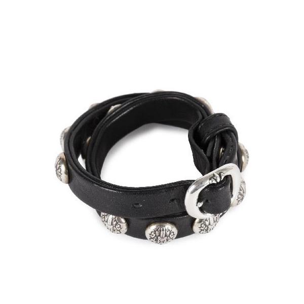 最終値下げ GUNSLINGER ブレスレット　ガンスリンガー レザー部分交換 CHROME HEARTS GUNSLINGER DBL WRAP BRACELET W/GUNSLINGER