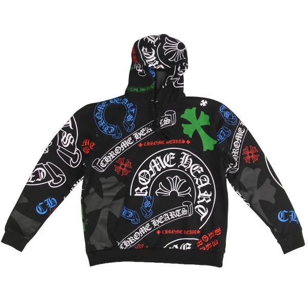 在庫わずか◆送料込【Chrome Hearts】ショルダー ロゴ パーカー クロムハーツ マティーボーイ グリーン パーカー - SHENGLI ROAD