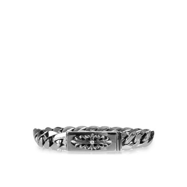 CHROME HEARTS BABY I.D. FLORAL CROSS MOTIFF BRACLET クロム CHROME HEARTS BABY I.D. FLORAL CROSS MOTIFF BRACLET クロム
