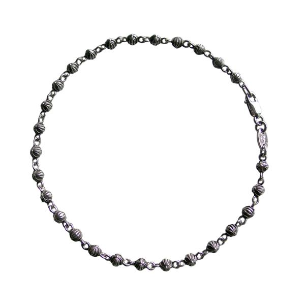 シルバー　タイニーチェーンブレス CHROME HEARTS クロムハーツ チェーン / タイニー CH クロス