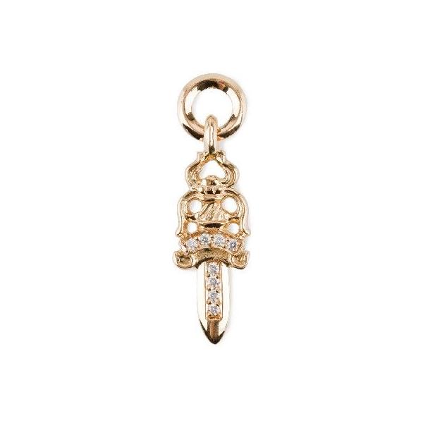 CHROME HEARTS #5 DAGGER CHARM PAVE DIAMOND クロムハーツ #5 CHROME HEARTS #5 DAGGER CHARM PAVE DIAMOND クロムハーツ #5