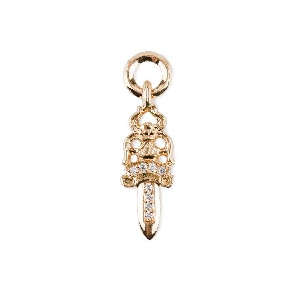 CHROME HEARTS #5 DAGGER CHARM PAVE DIAMOND クロムハーツ ＃５ 