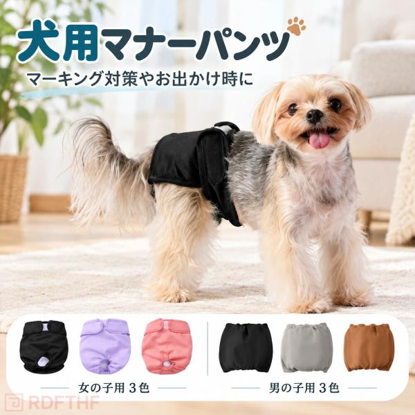 犬用 マナーパンツ マナーベルト おむつカバー 選べる2タイプ マーキング防止 生理 介護 おもらし対策 サイズ調整 面ファスナー しっぽ穴 メッシュ 通気性 散歩