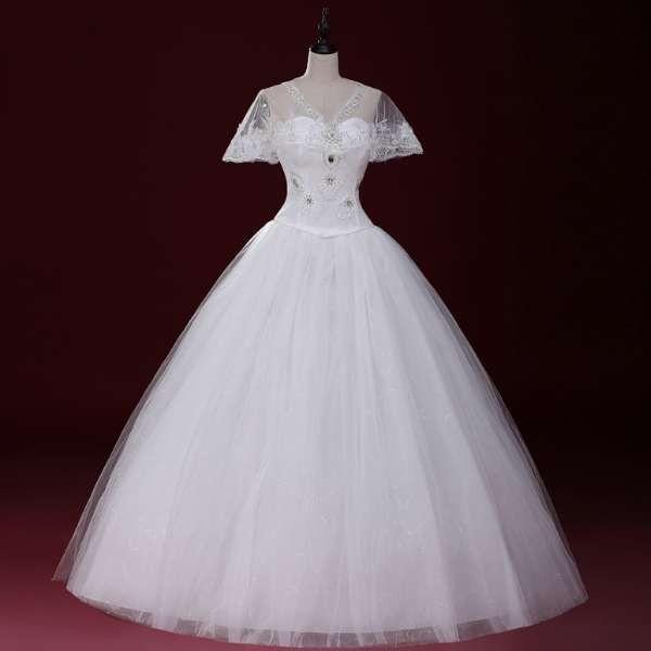 ウェディングドレス 花嫁 二次会 演奏会 パーティードレス ホワイト 結婚式 おしゃれ 18bshs03 Doris Girl 通販 Yahoo ショッピング