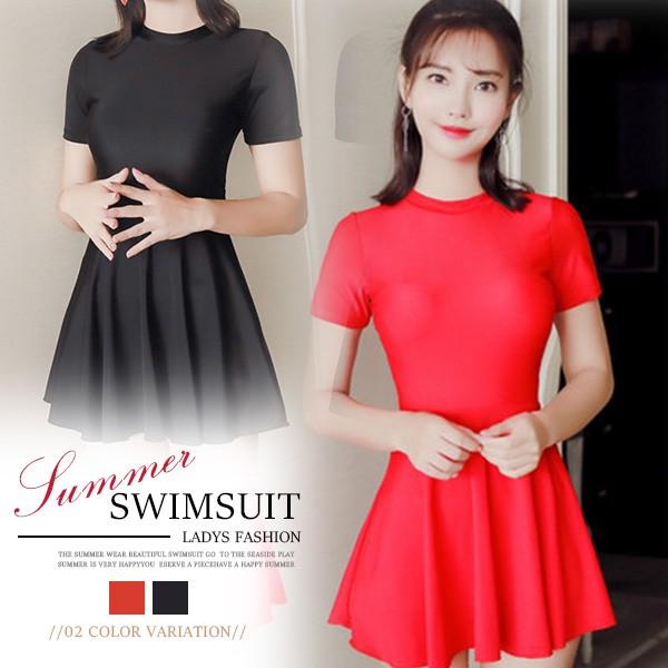 水着 ワンピース 体型カバー レディ ス フリル 半袖 小胸対策 美胸 大きいサイズあり 温泉 スイミング プール おしゃれ Miyzuygi52 Doris Girl 通販 Yahoo ショッピング