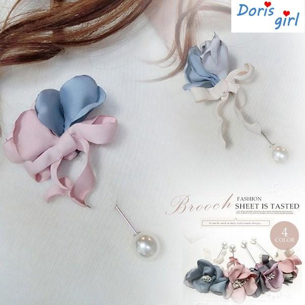 ブローチ スワロフスキー 高級 ラインストーン コサージュ 花 おしゃれ Nsxz Doris Girl 通販 Yahoo ショッピング