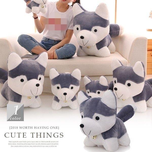 ハスキー犬型クッション 長さ36cm 抱き枕 ぬいぐるみ 昼寝枕 座布団 雑貨 まくら プレゼント誕生日 飾り物 クリスマス 撮影道具 おもちゃ Tl28tbz16sep46 Doris Girl 通販 Yahoo ショッピング