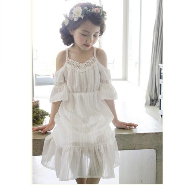 期間限定セール キッズロングワンピース フレアスタイル フリル キャミワンピ 肩出し オフショルダー ゆったり 春夏 ワンピース 子供服 ジュニア Buyee Buyee Japanese Proxy Service Buy From Japan Bot Online