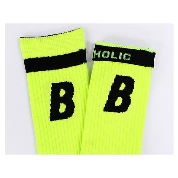 Ballaholic(ボーラホリック) B Socks(Ｂ ソックス/靴下) ボルト/黒 