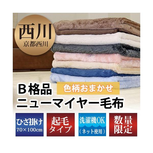西川（nishikawa） 京都西川 B格品 クォーターケット（ひざ掛け） 70