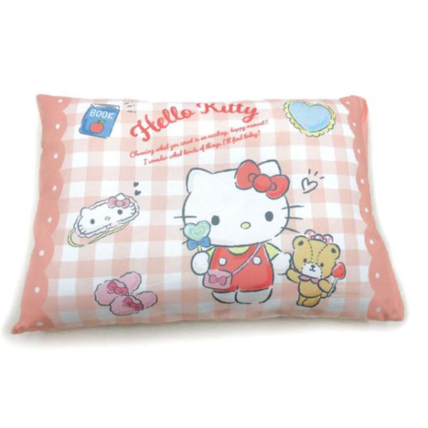 枕 ジュニア枕 ハローキティ ホリデーキティ 洗えるまくら 子供用 キッズ サンリオ 丸眞