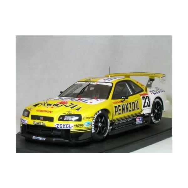 ○ 1/18 日産 スカイライン 〓 GT-R (R34） ペンゾイル JGTC 2001