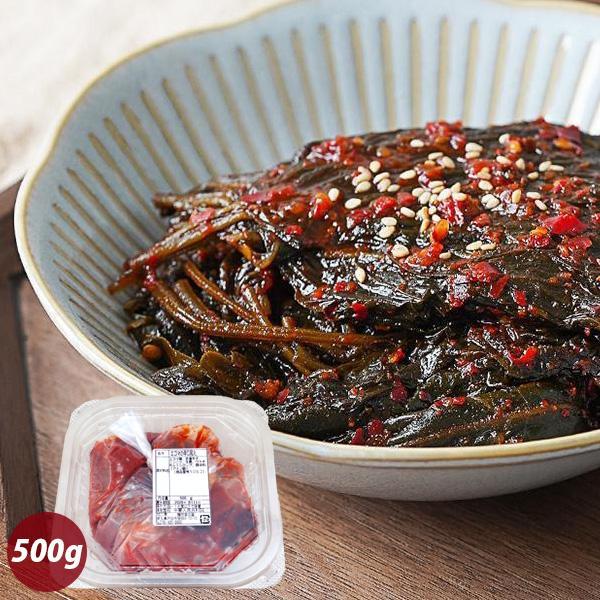 #商品の特徴 : POINT新鮮なエゴマの葉を使用した「エゴマの辛口和え」は、韓国の伝統的なおかずとして人気急上昇中です。500gの大容量で、食卓に彩りと風味を加えてくれる逸品です。ピリっとした辛さと独特の香りが絶妙に調和し、ご飯との相性も...