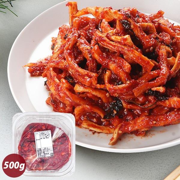 #商品の特徴 : POINT新鮮な大根を使用した「干し大根 辛口和え」は、韓国の伝統的なおかずとして、多くの人々に愛されています。500gのボリュームで、お食事を華やかに彩ります。添え物やおつまみにぴったりの一品です。辛口の味わいがクセにな...